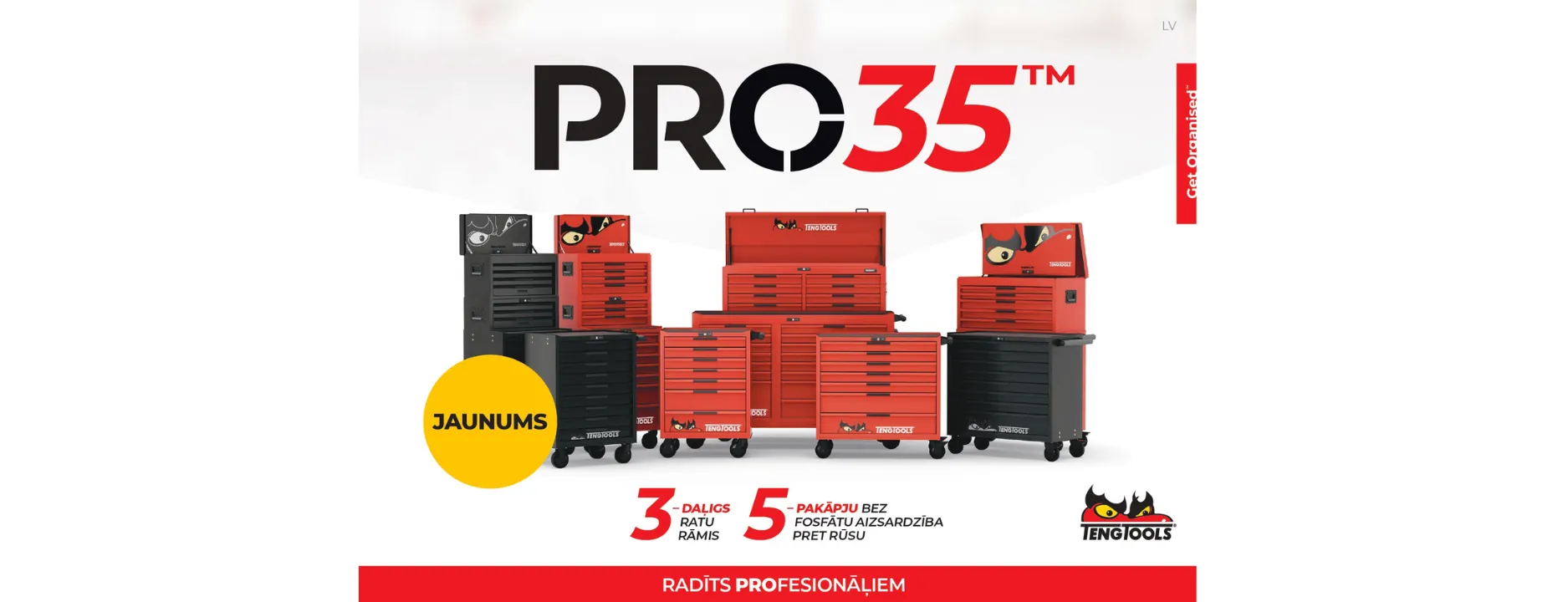 Teng Tools PRO35 instrumentu ratu jaunākā paaudze